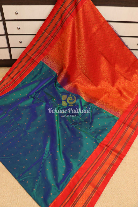 Semi Ilkal Butti Saree