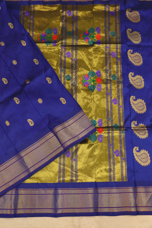 Maharani Pallu Silk Paithani Saree