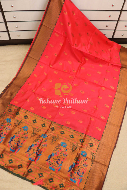 Jyoti Nath Silk Semi Paithani
