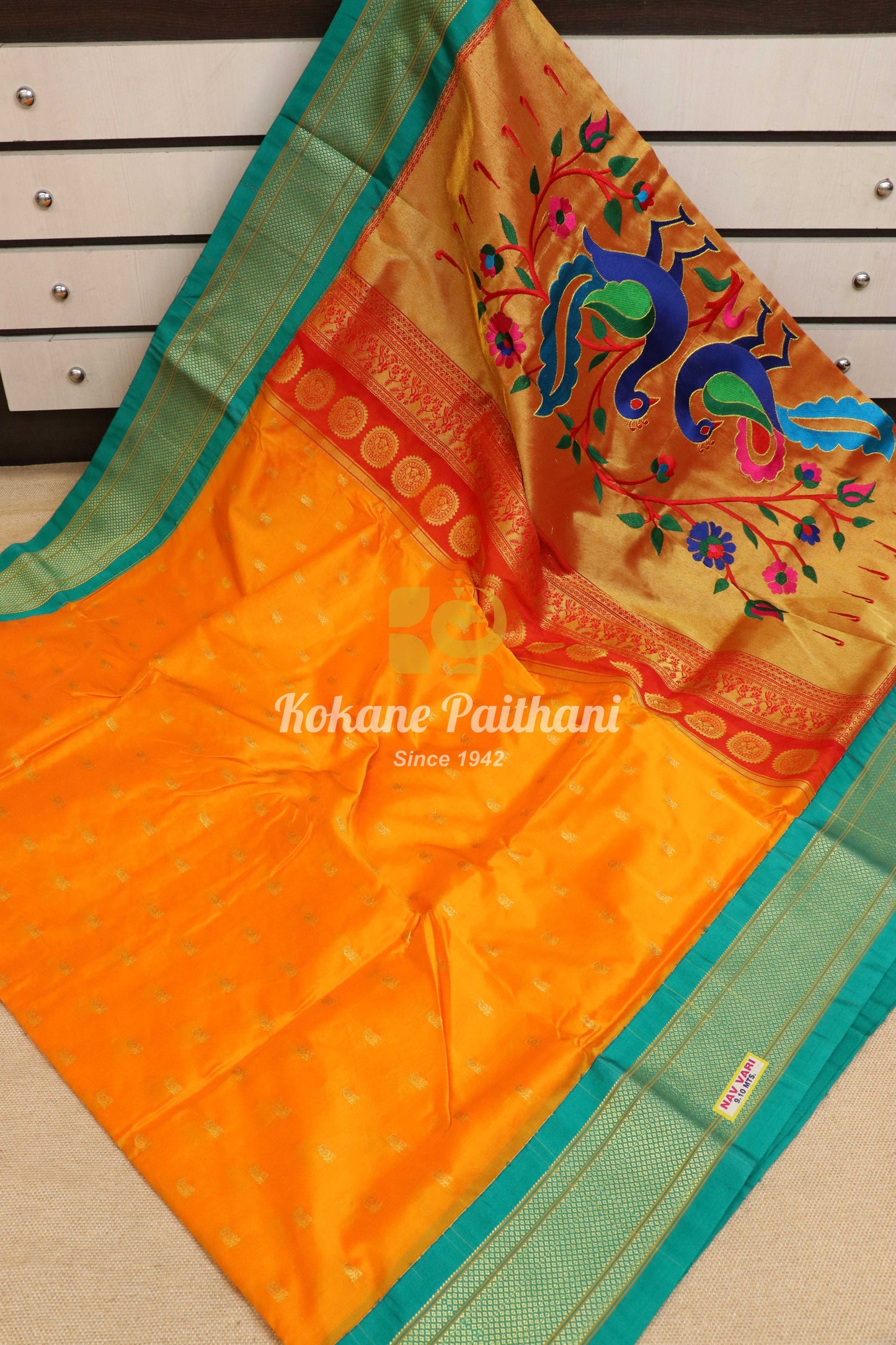Kadiyal Rich Pallu 9 Wari Saree