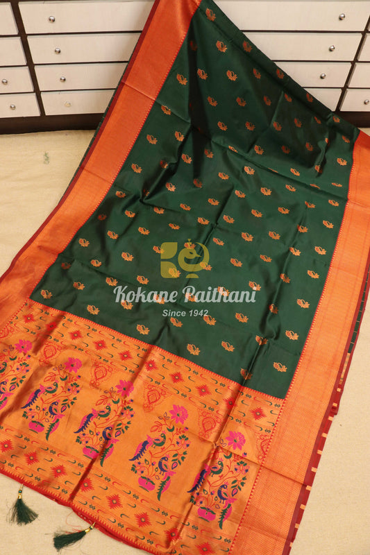 Jyoti Nath Silk Semi Paithani