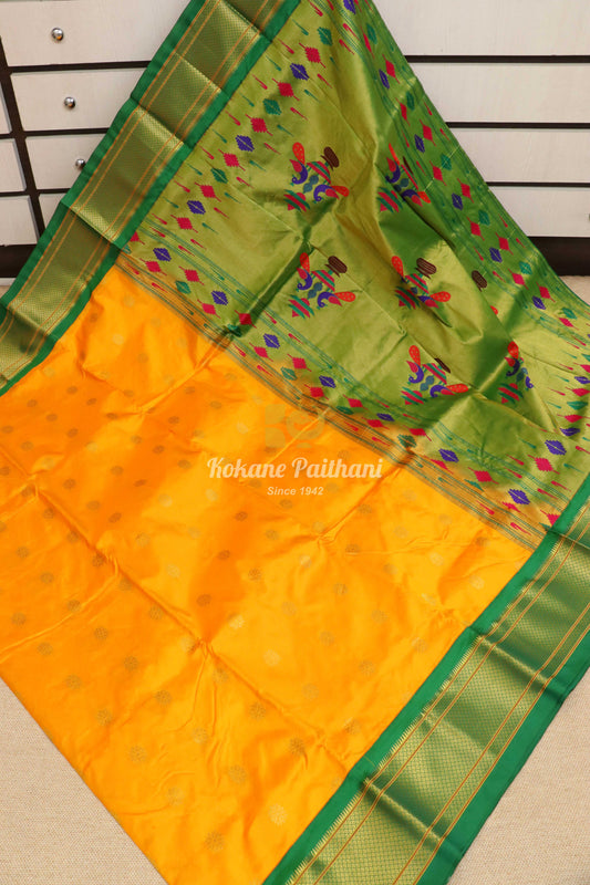 14 Peacock Silk Paithani Saree