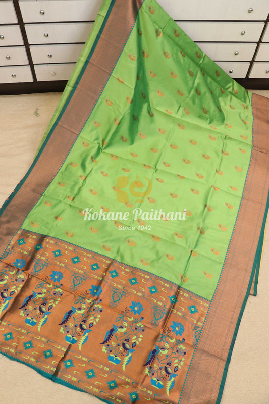 Jyoti Nath Silk Semi Paithani