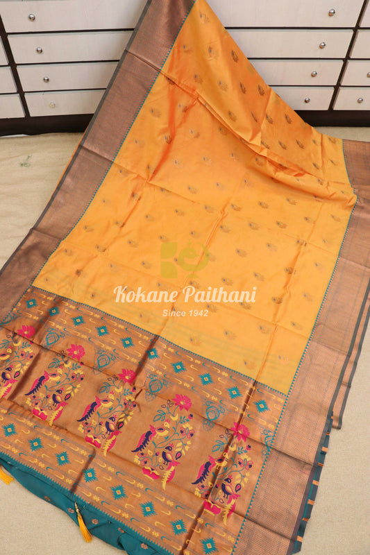 Jyoti Nath Silk Semi Paithani