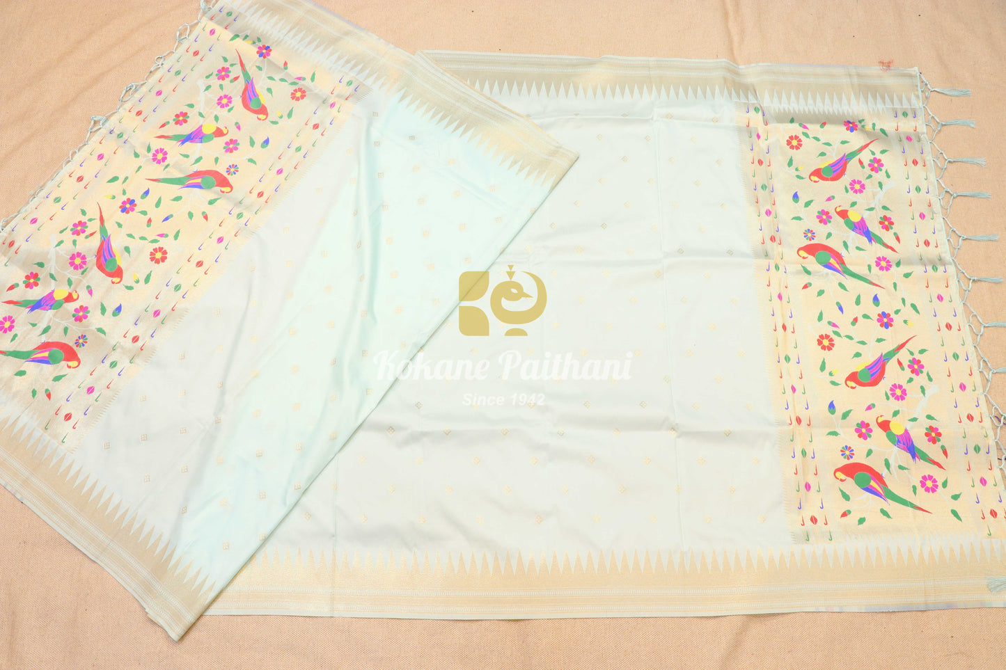 Temple Border Paithani Dupatta