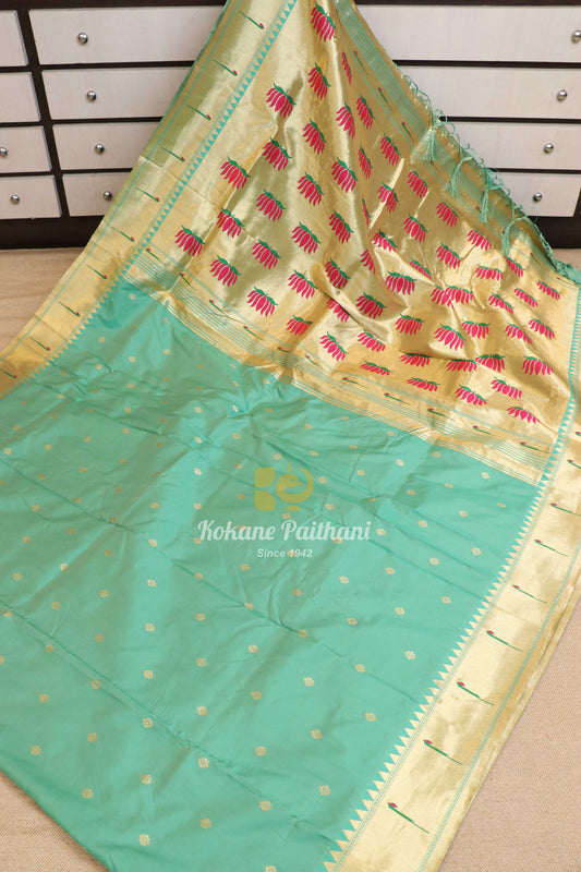 Semi Muniya Paithani Saree