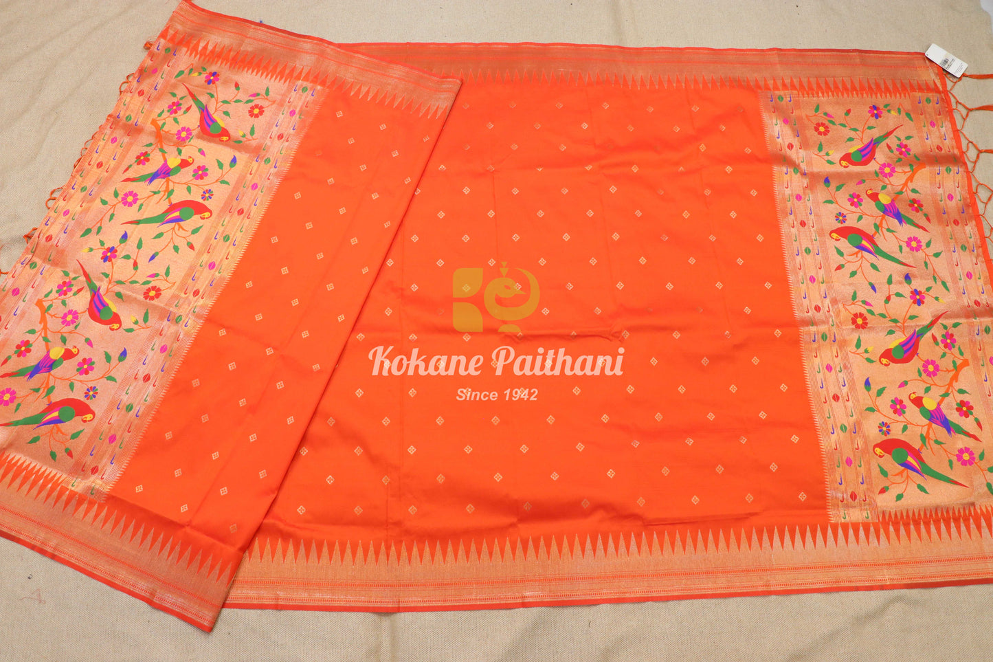 Temple Border Paithani Dupatta