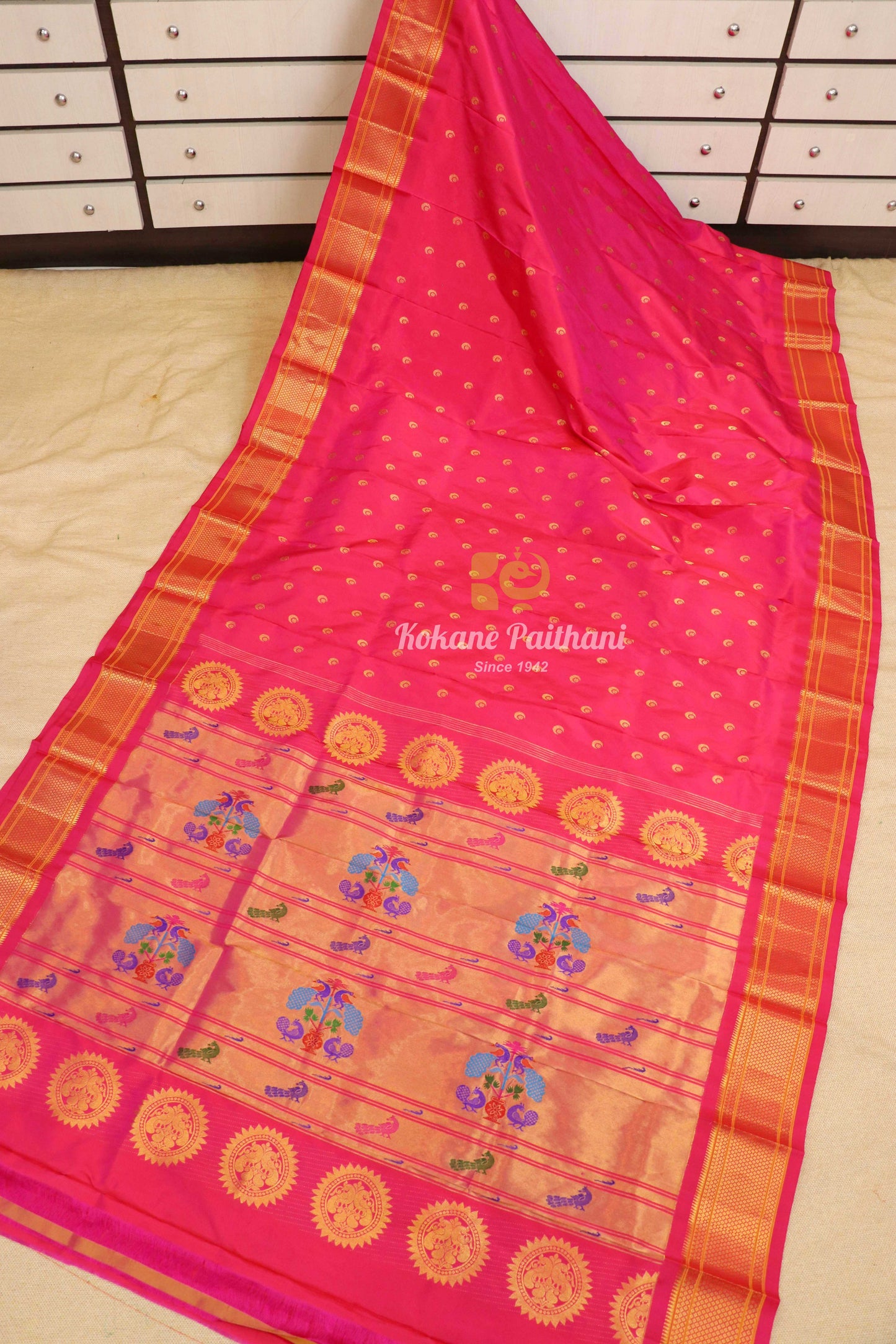 Kalanjali Silk Paithani Saree