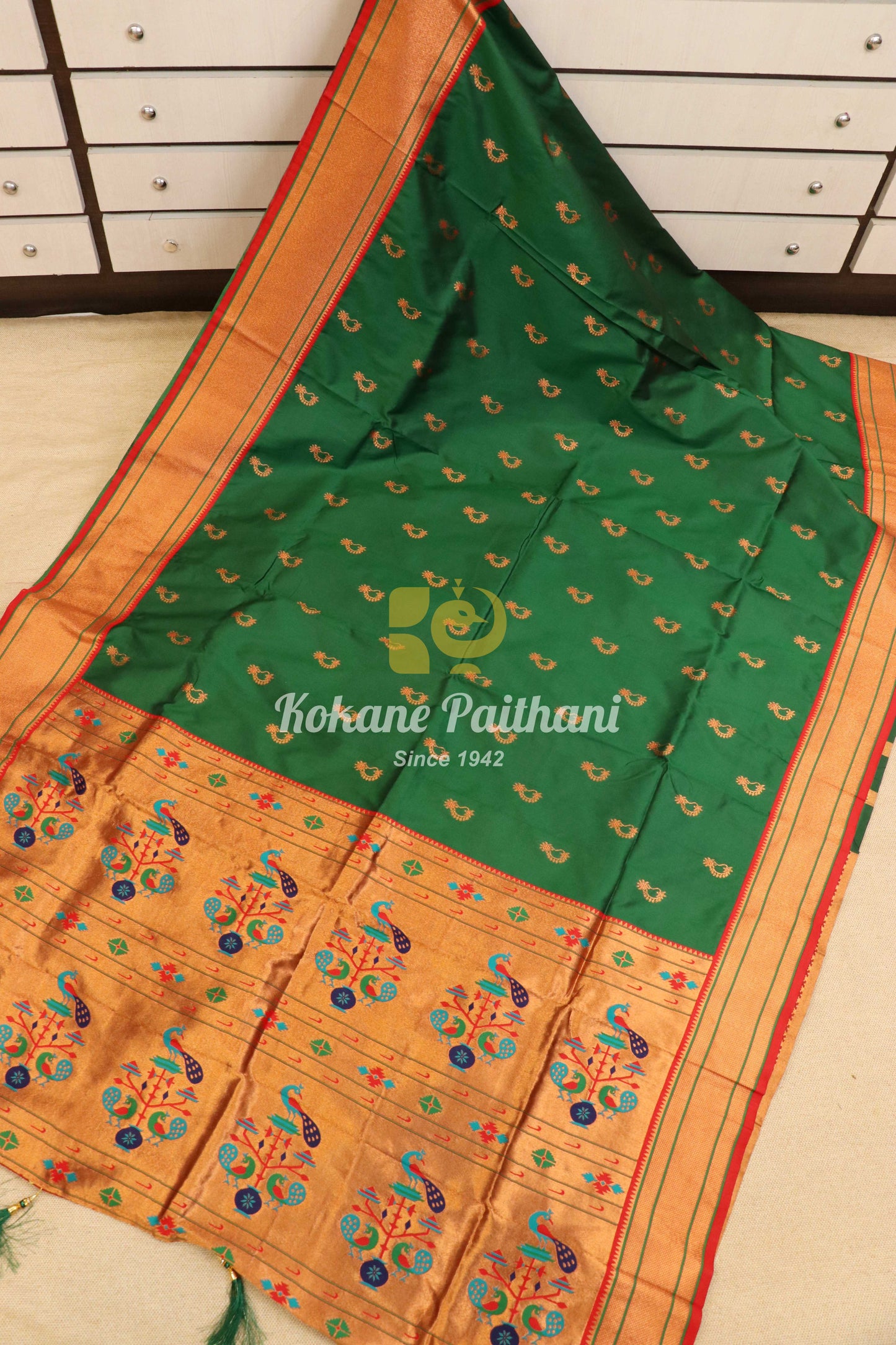 Nathni Silk Semi Paithani