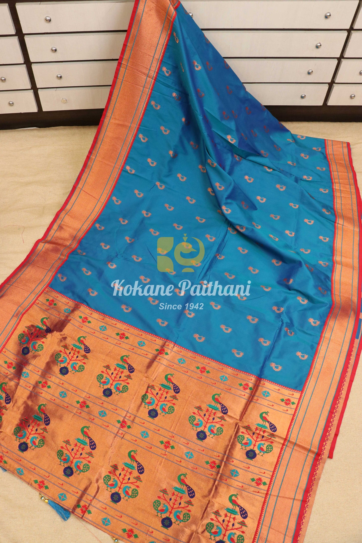 Nathni Silk Semi Paithani