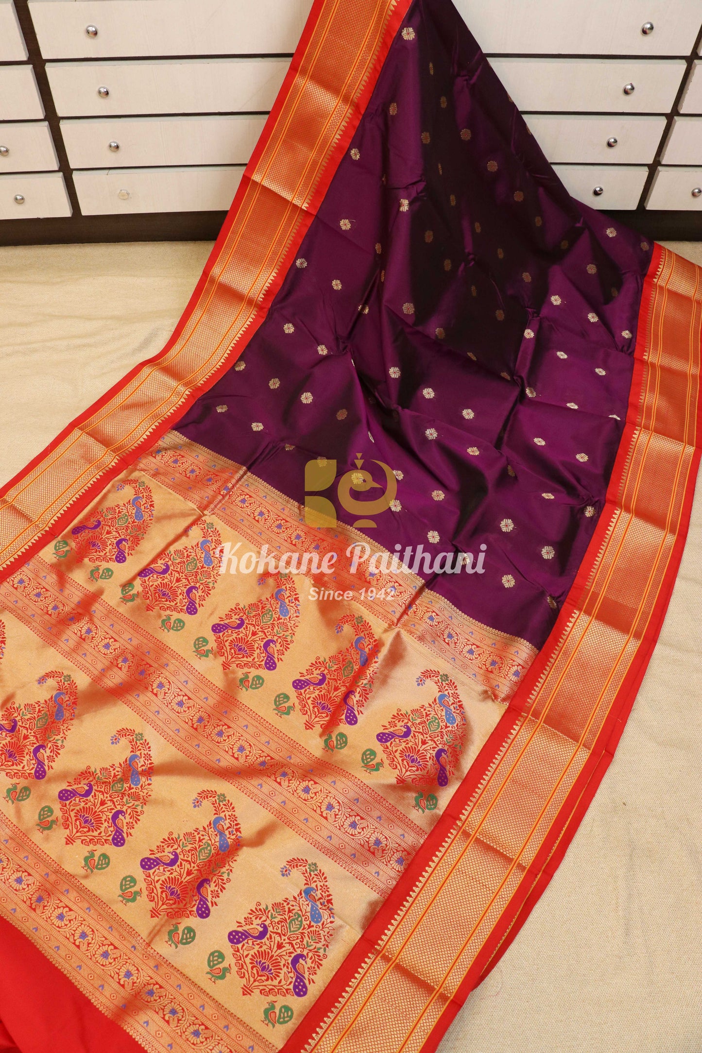 Kadiyal SS Semi Paithani