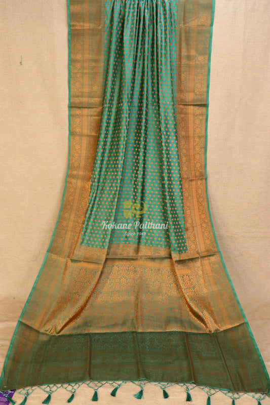 Raw Copper Saree