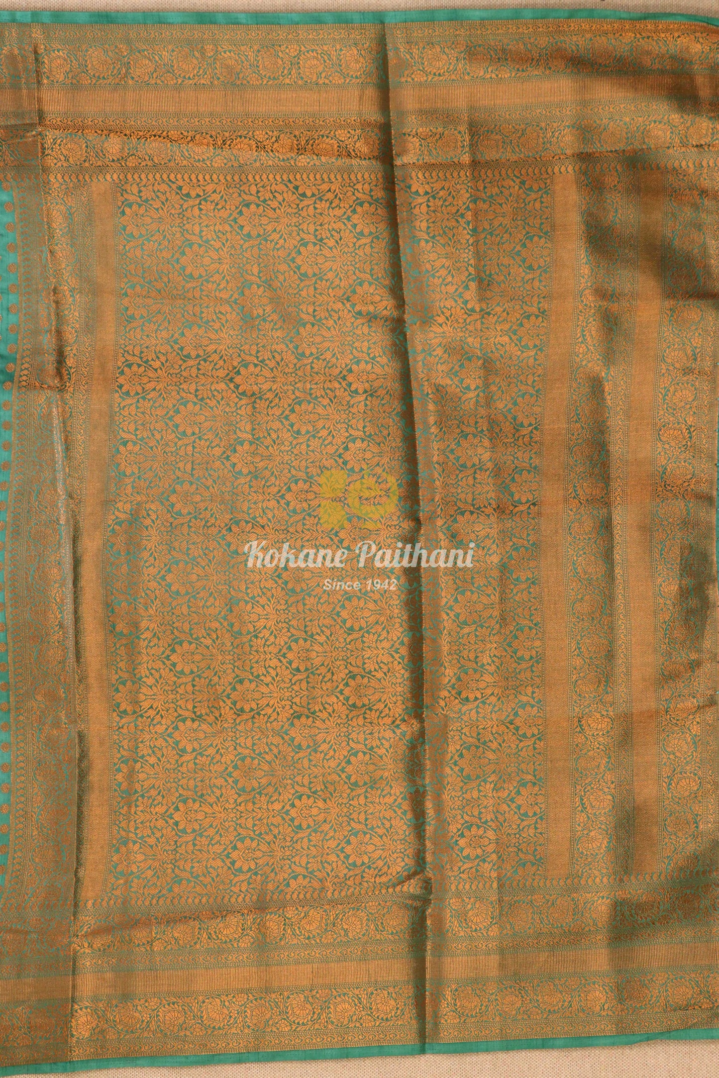 Raw Copper Saree