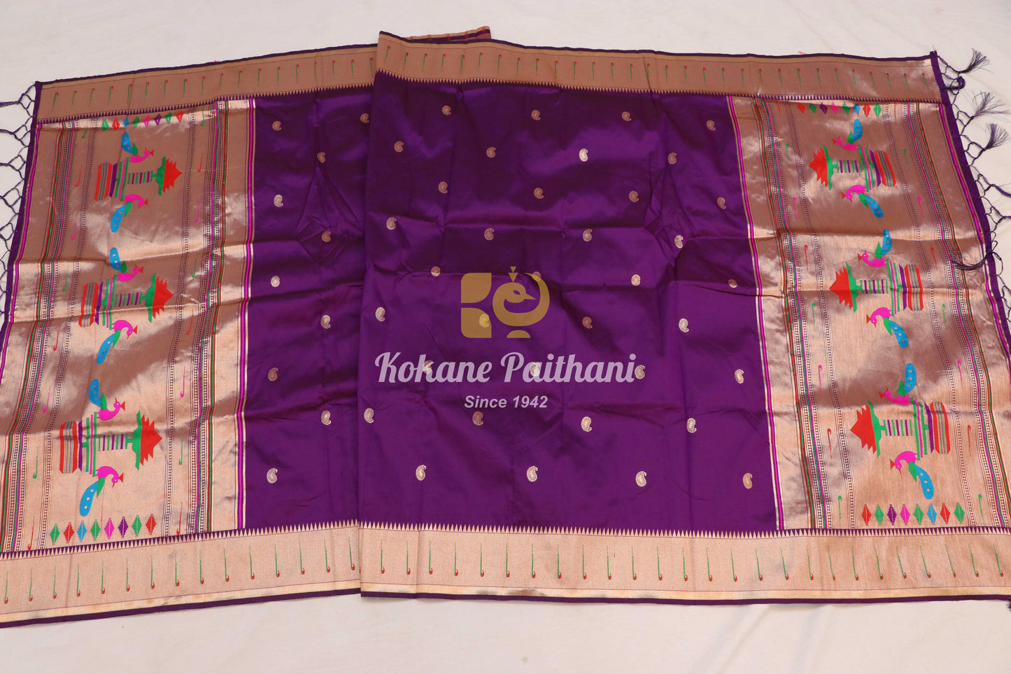 Traditional Peacock Muniya Dupatta