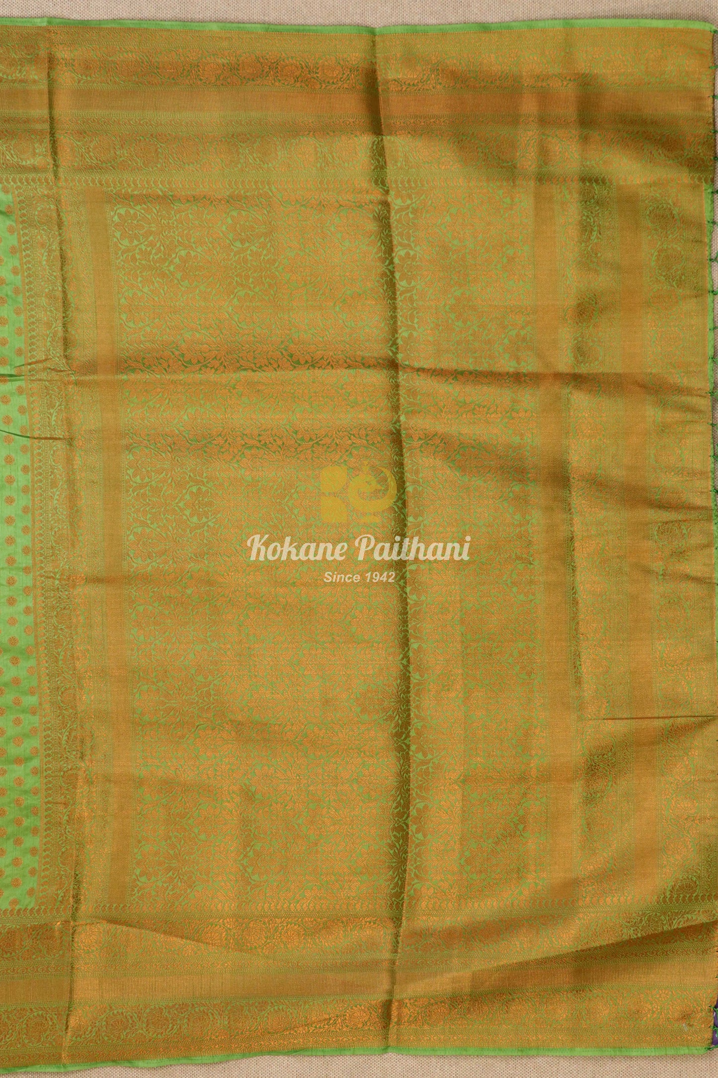 Raw Copper Saree