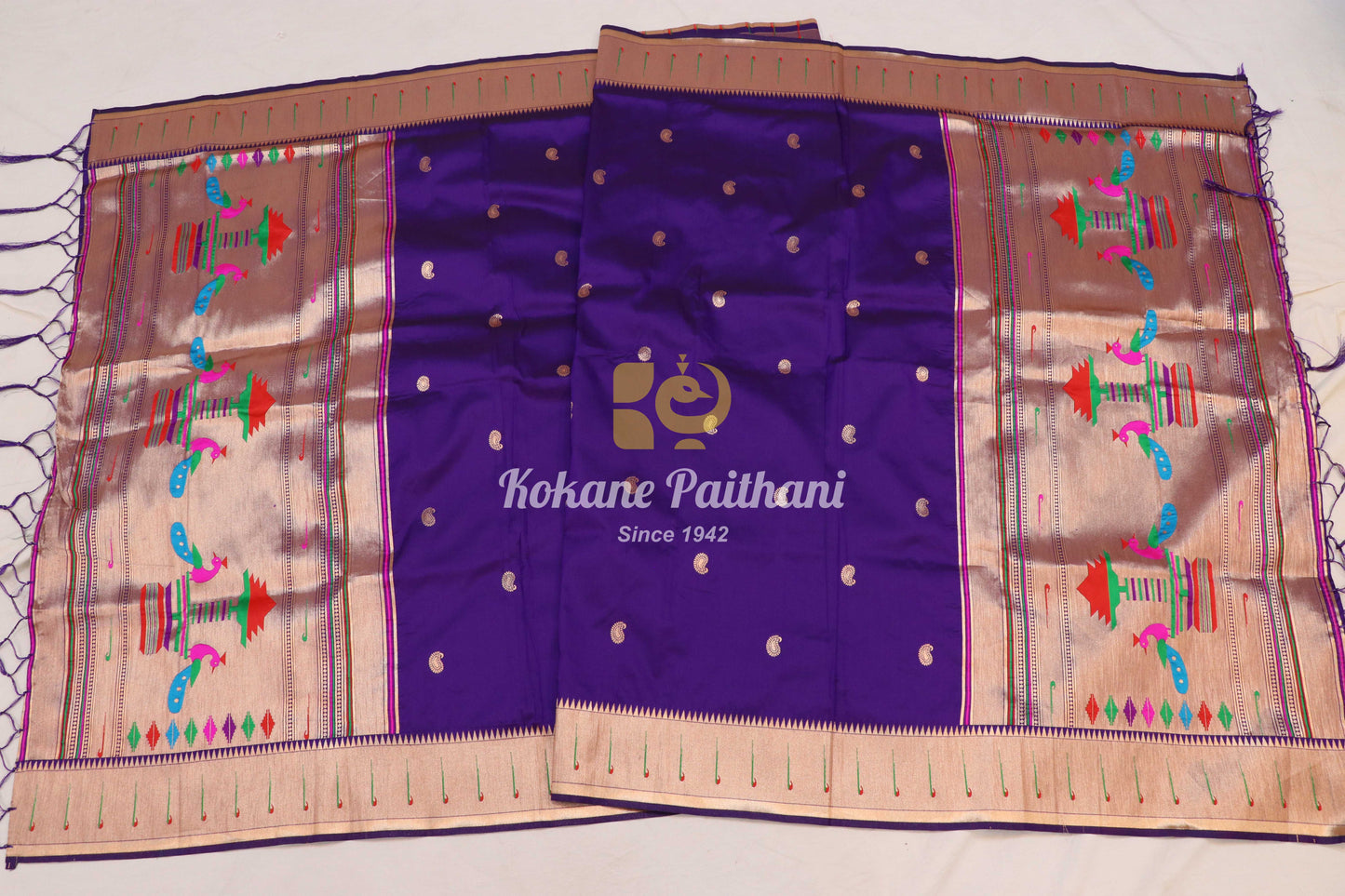 Traditional Peacock Muniya Dupatta