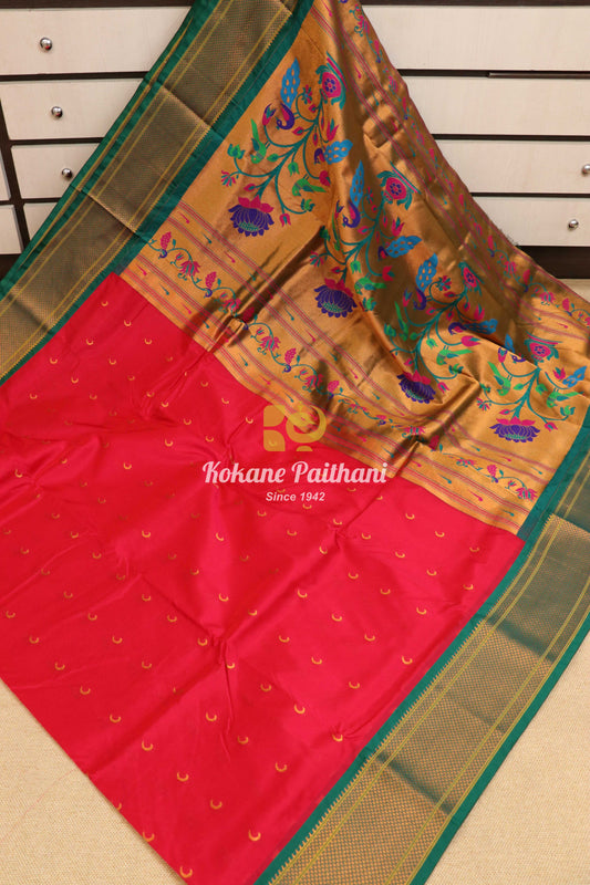 Kadiyal Chandrakala Fancy Pallu Paithani