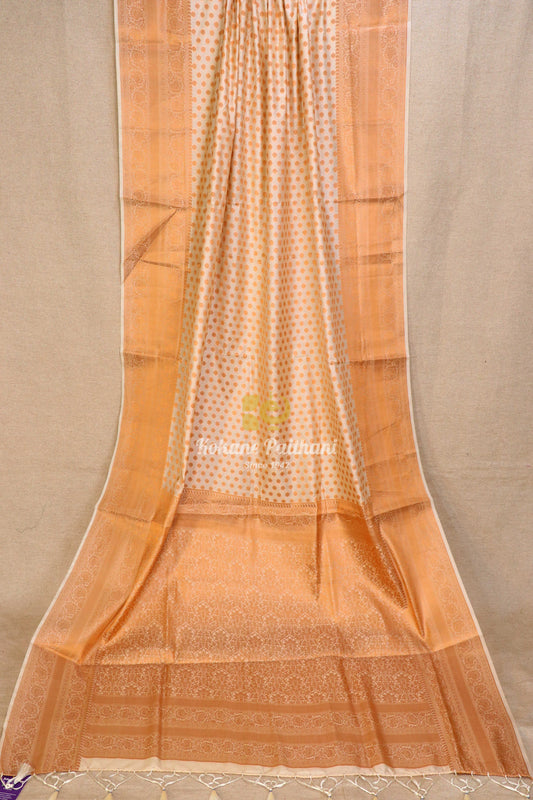 Raw Copper Saree