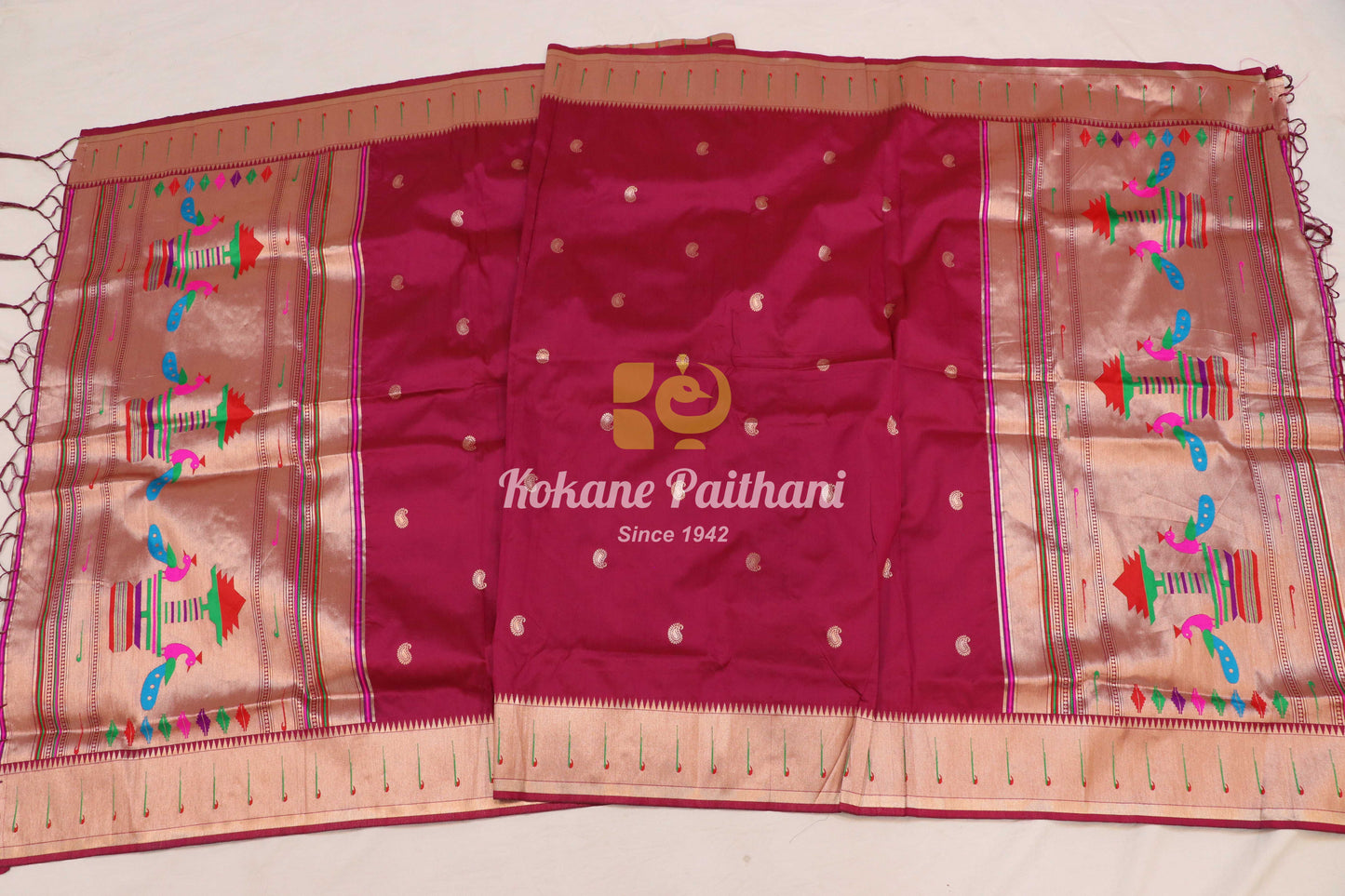 Traditional Peacock Muniya Dupatta