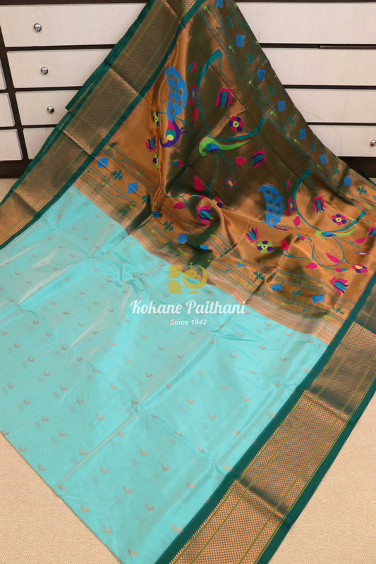 Kadiyal Chandrakala Fancy Pallu Paithani