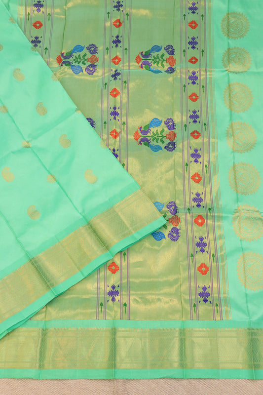 Maharani Pallu Silk Paithani Saree