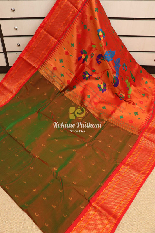 Kadiyal Chandrakala Fancy Pallu Paithani