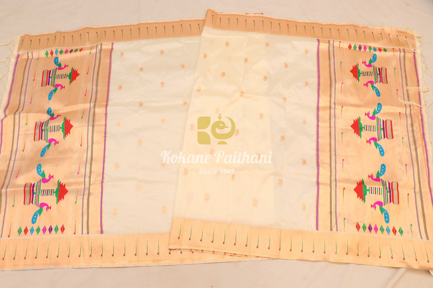 Traditional Peacock Muniya Dupatta