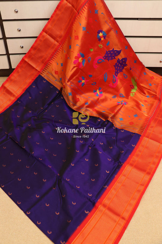 Kadiyal Chandrakala Fancy Pallu Paithani