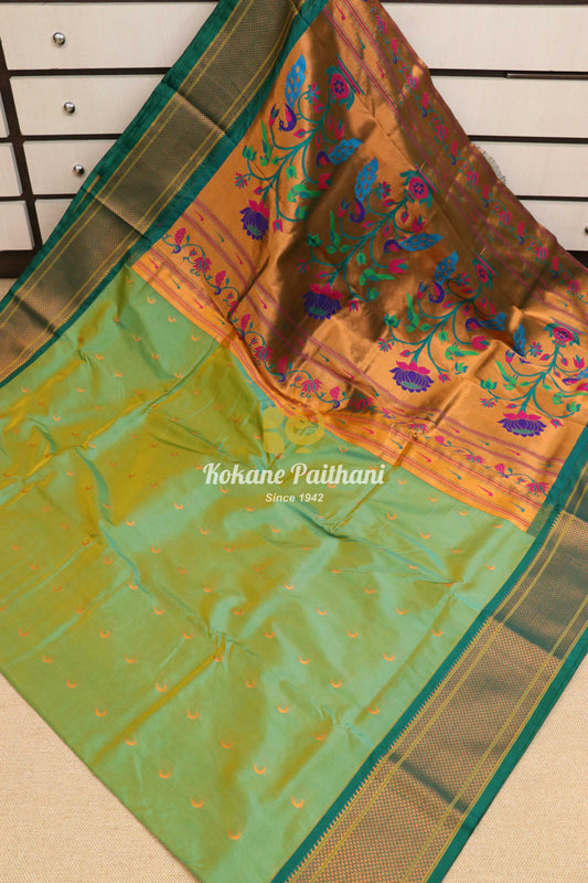 Kadiyal Chandrakala Fancy Pallu Paithani