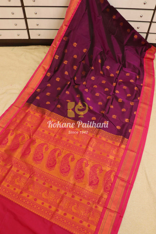 Kadiyal TK Semi paithani Saree