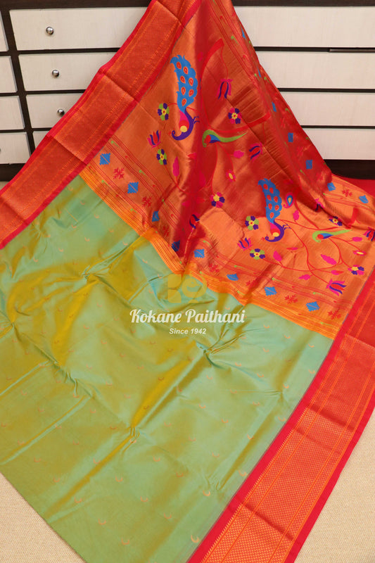 Kadiyal Chandrakala Fancy Pallu Paithani