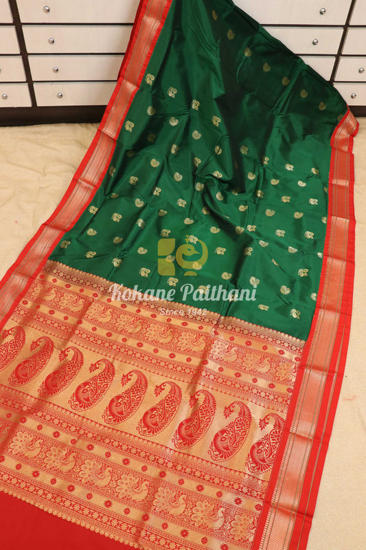 Kadiyal TK Semi paithani Saree