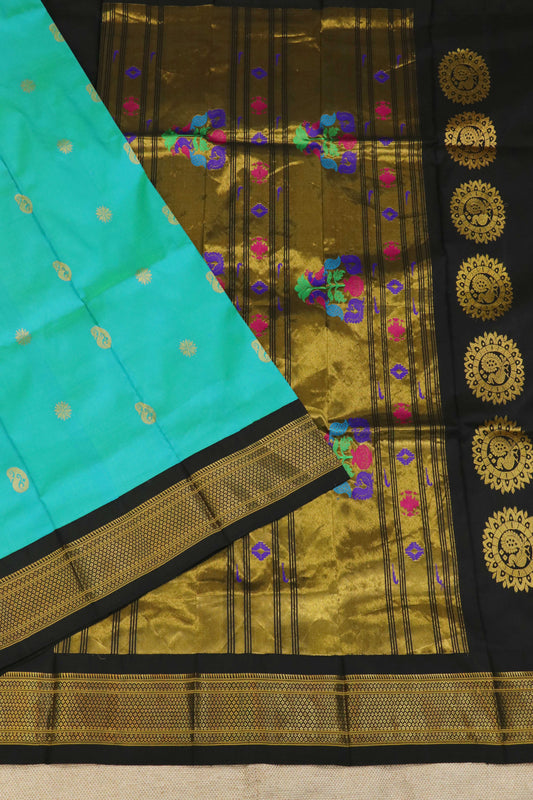 Maharani Pallu Silk Paithani Saree