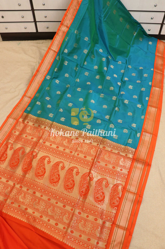 Kadiyal TK Semi paithani Saree