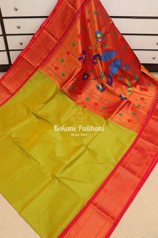 Kadiyal Chandrakala Fancy Pallu Paithani