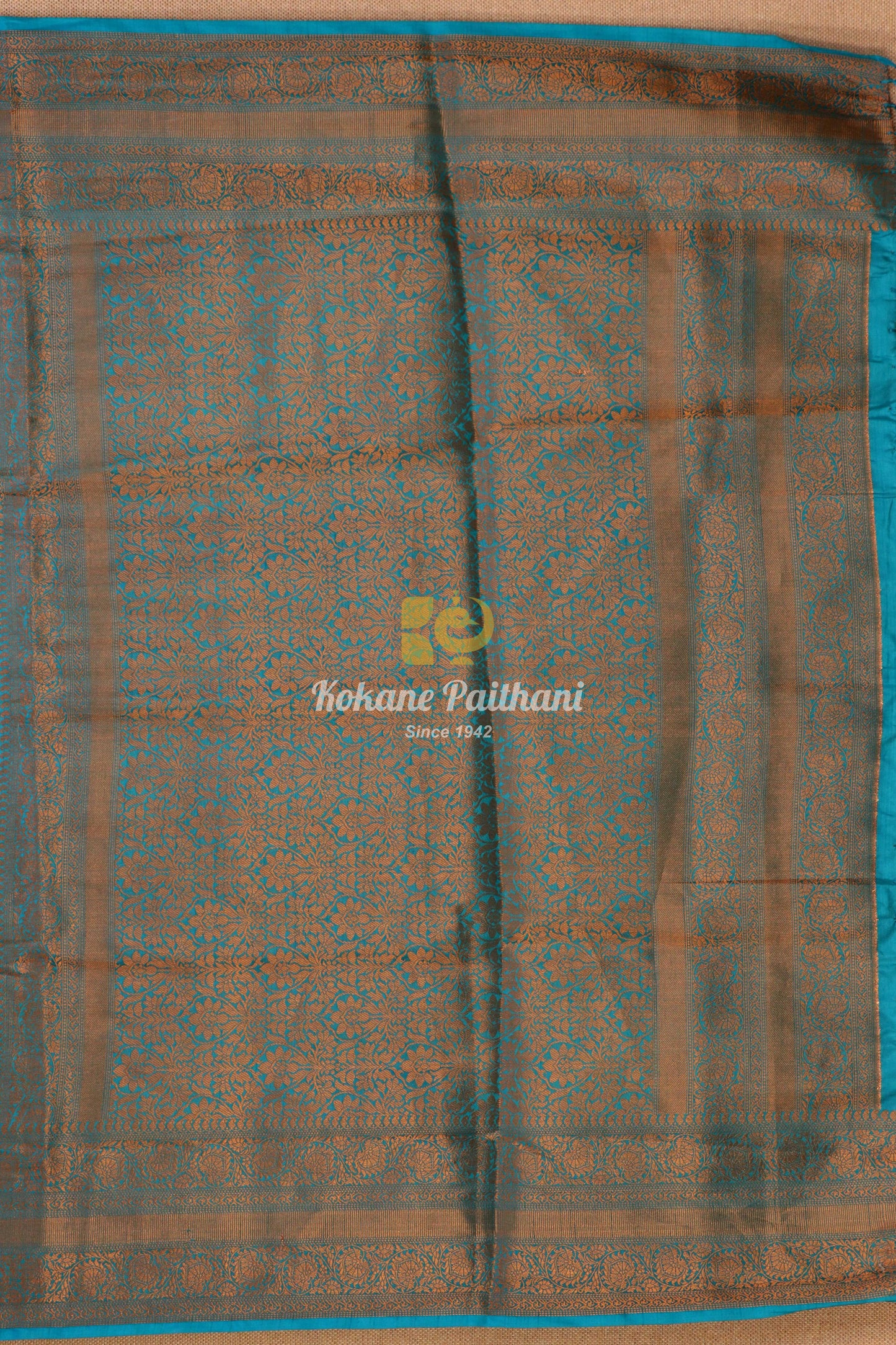 Raw Copper Saree