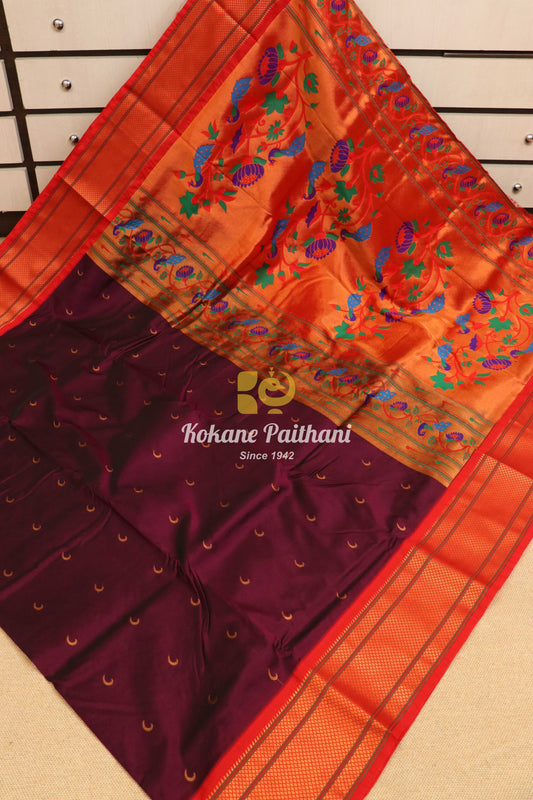 Kadiyal Chandrakala Fancy Pallu Paithani