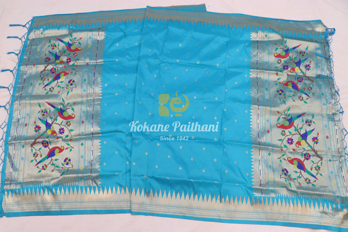 Temple Border Paithani Dupatta