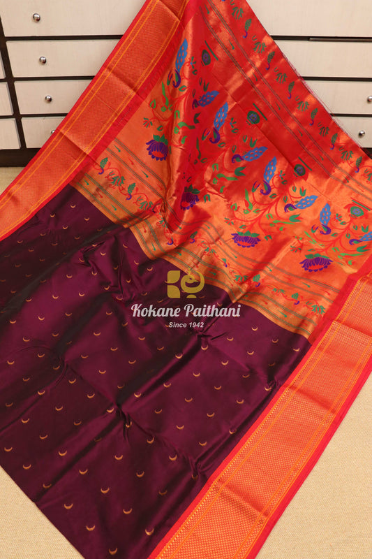 Kadiyal Chandrakala Fancy Pallu Paithani