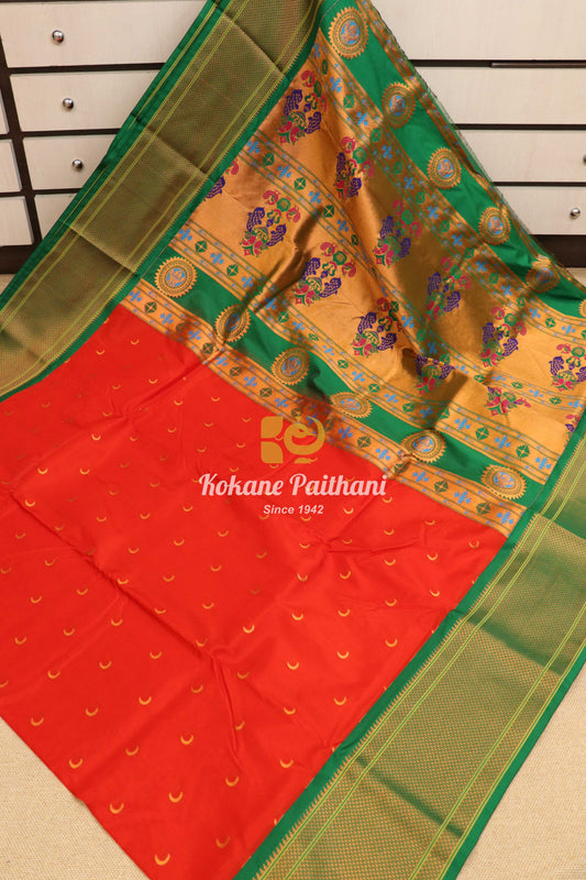 Kadiyal Chandrakala Fancy Pallu Paithani