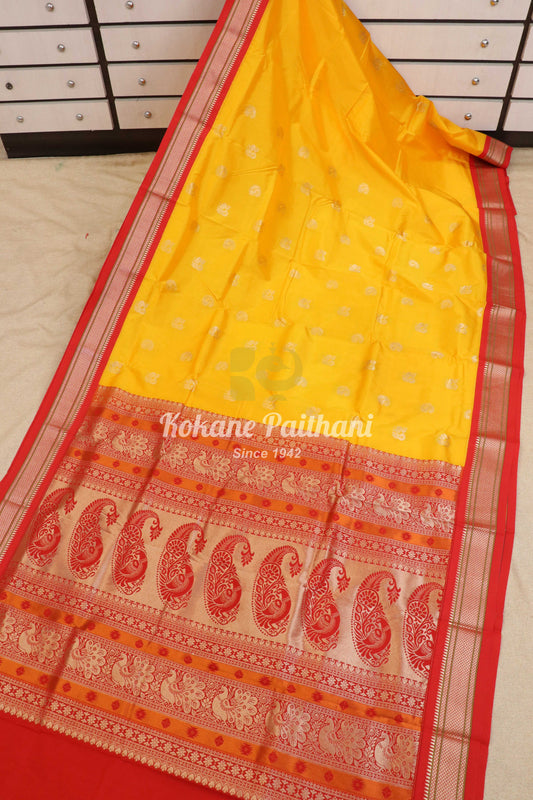 Kadiyal TK Semi paithani Saree