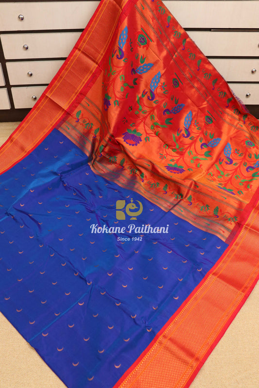 Kadiyal Chandrakala Fancy Pallu Paithani