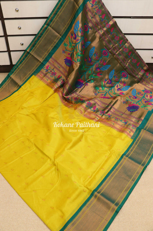 Kadiyal Chandrakala Fancy Pallu Paithani