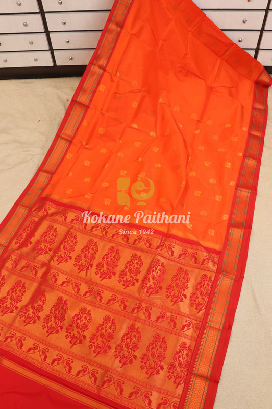 Kadiyal TK Semi paithani Saree