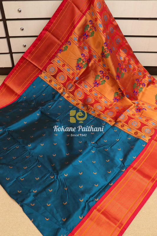 Kadiyal Chandrakala Fancy Pallu Paithani