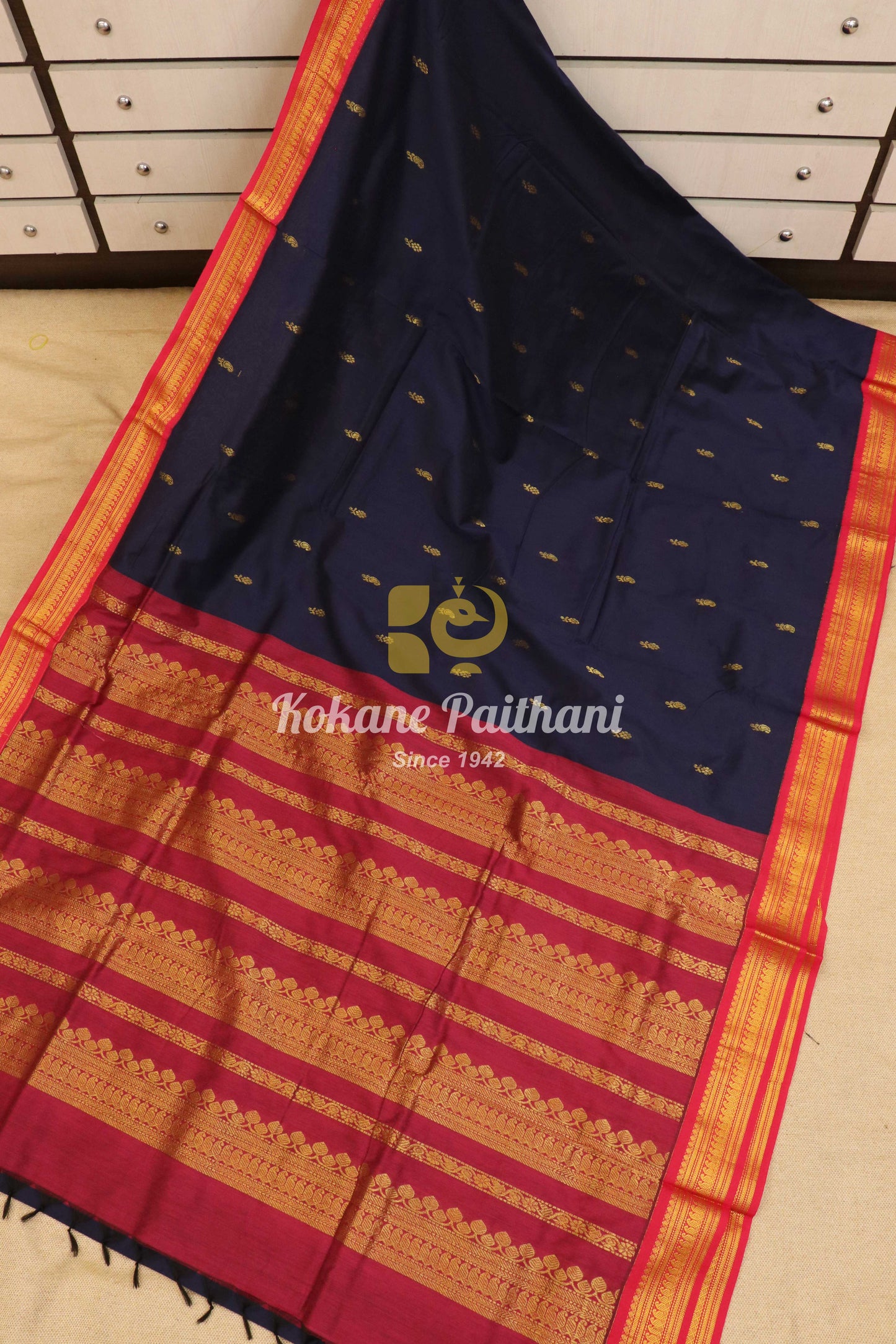 Cotton Gadwal Saree