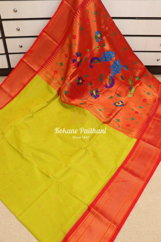 Kadiyal Chandrakala Fancy Pallu Paithani