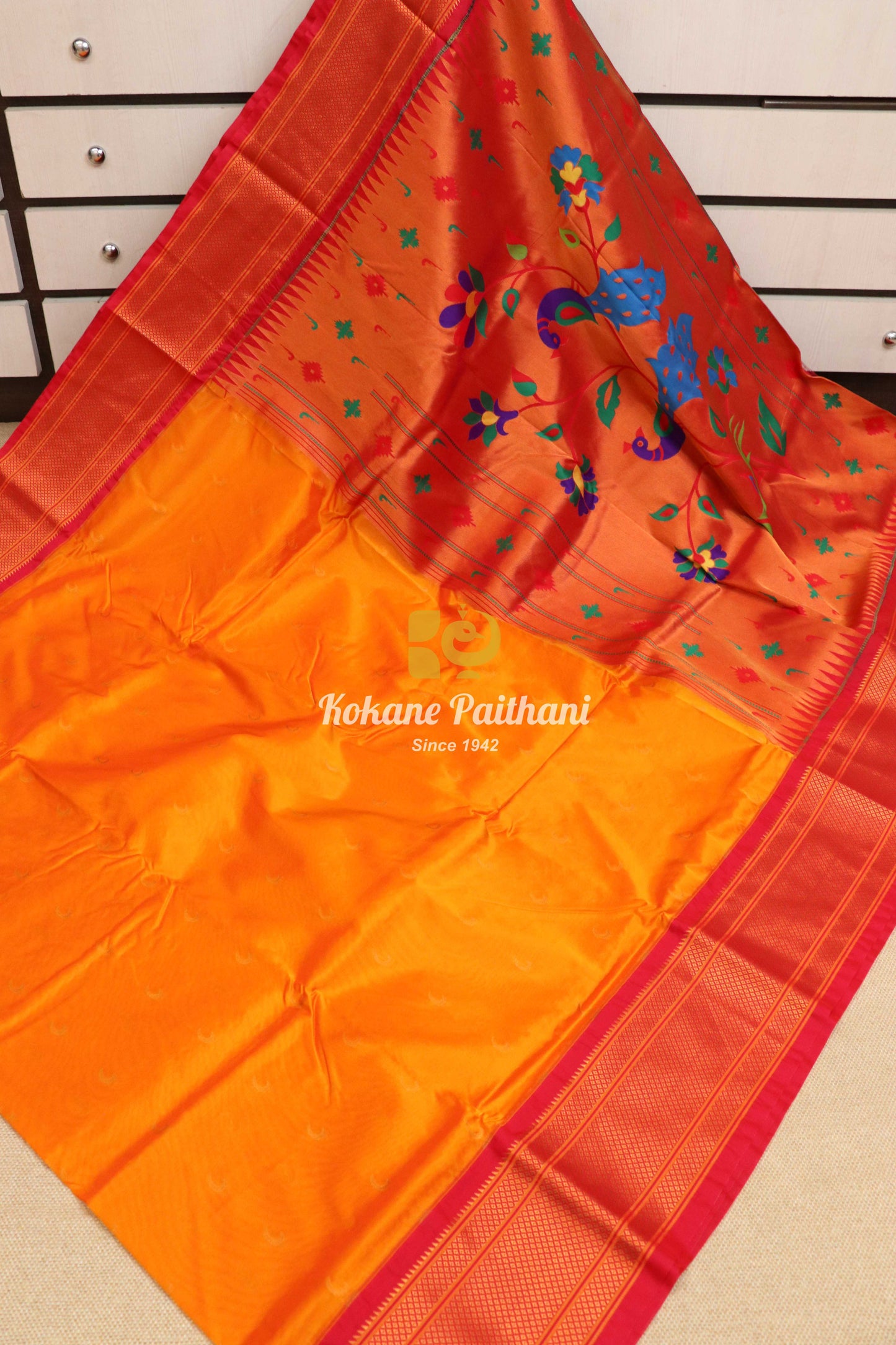 Kadiyal Chandrakala Fancy Pallu Paithani