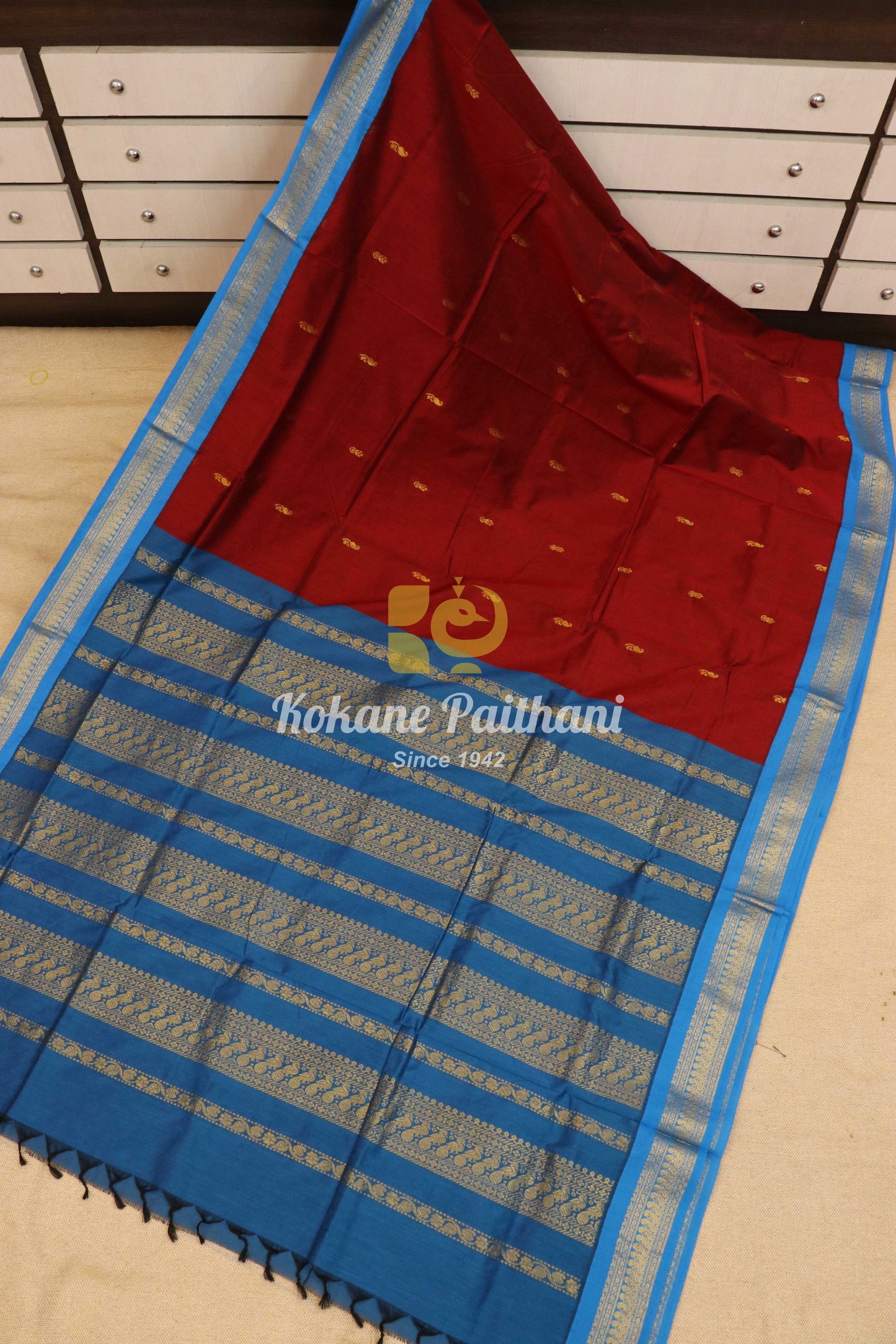 Cotton Gadwal Saree