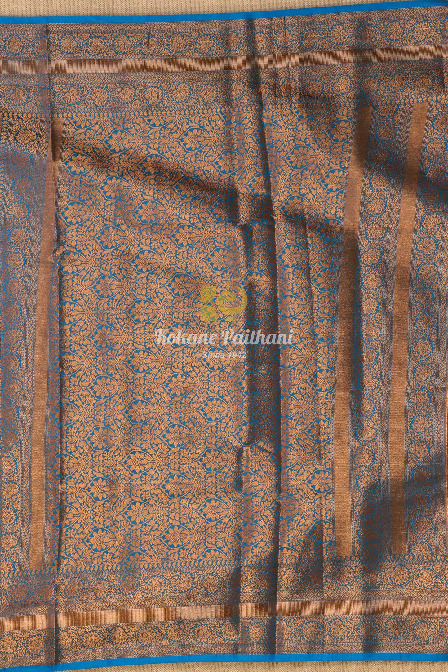 Raw Copper Saree